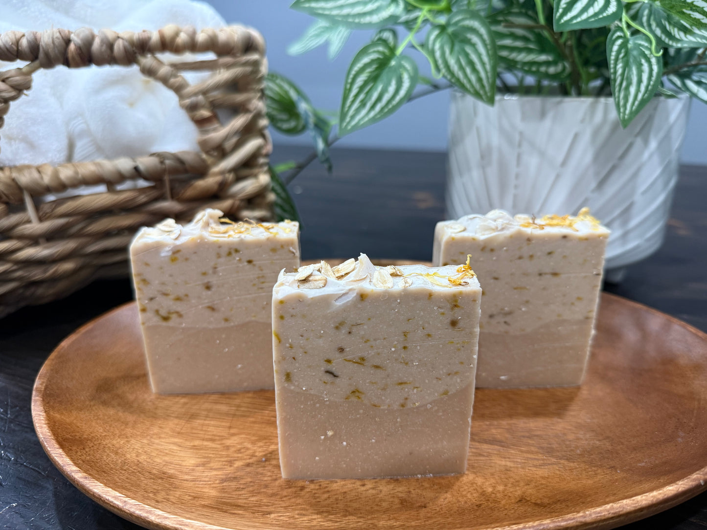 Oatmeal, Milk & Calendula Soap
