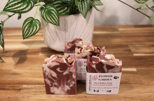 Flower Garden Shea Butter Soap Bar